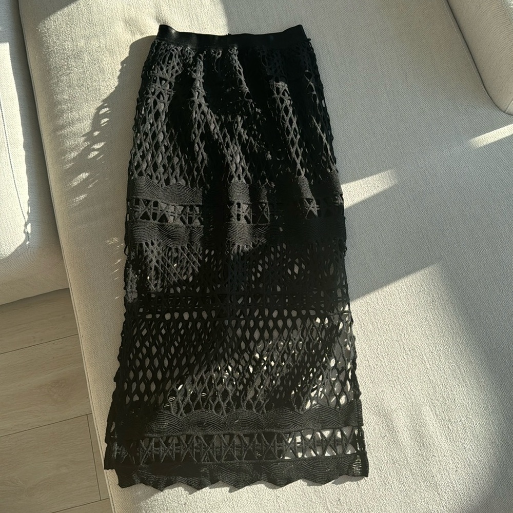Black skirt